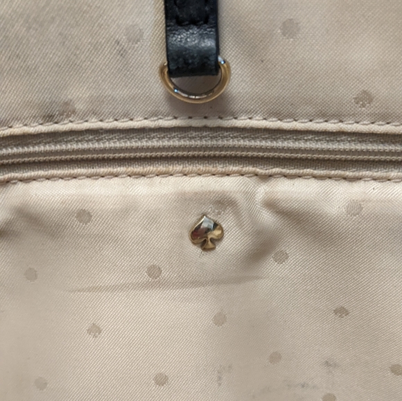 Black quilted Kate Spade handbag - Picture 4 of 4